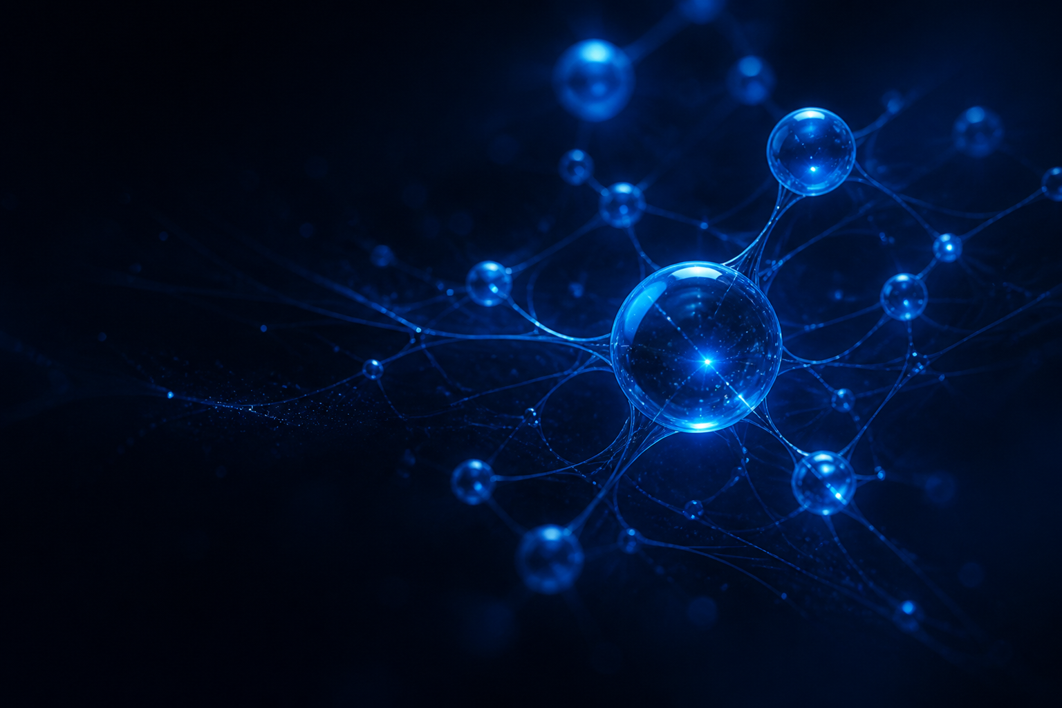 Abstract visualization of a connected enterprise IT environment
